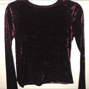 Crushed Velvet Top